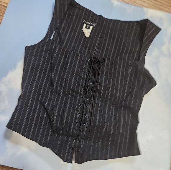 90s bebe corset tank top - Picture 3 of 11
